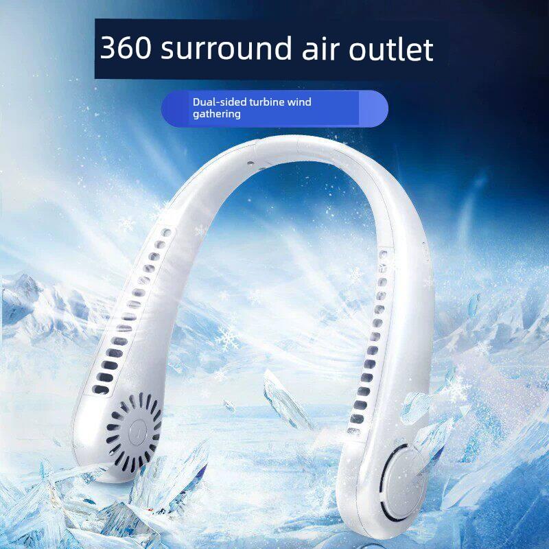 2026 New Model Outdoor Office-Specific Neck-Hanging Fan, Portable Mini Fan with Ultra-Long Battery Life