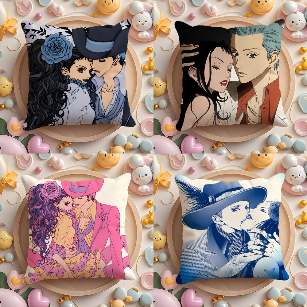 P-Paradise Anime K-Kiss Cushion Cover Home & Car Multi-Scene Pillow Cover - Reversible, Soft & Durable for Daily Use