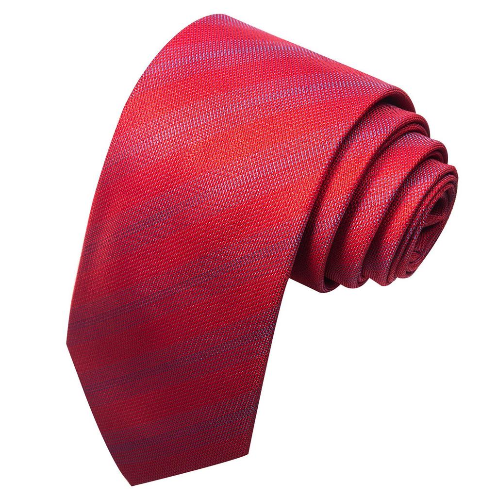 Spring/Summer Blue Series Men's Yarn-Dyed Jacquard Tie - British Style, Hand-Tied, Business Fashion