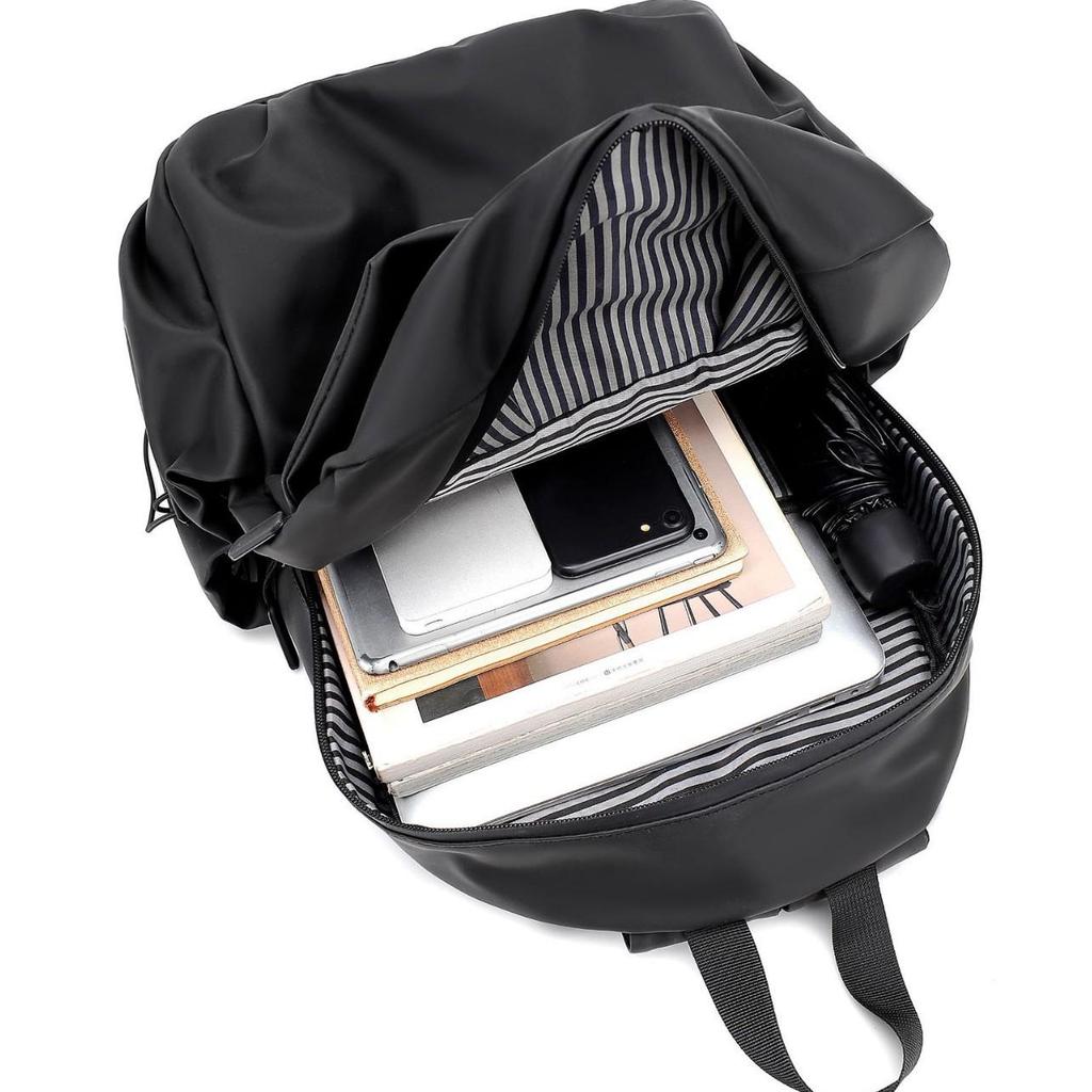 Men's Multi-functional Large Capacity Backpack for Students and Commuters with Custom Logo Printing Option