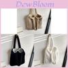 Plush Tote Bag For Women With Soft Material And Large Capacity For Daily Use