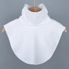 women's Warm Velvet Turtleneck Fake Collar Korean Style Knitted Neck Warmer Winter Decorative False Collar