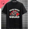 T-shirt Graphique Drôle Eat Sleep Krav Maga Repeat 100% Coton Manches Courtes T-shirt Décontracté Pour Entraînement Arts Martiaux Tenue de Sport