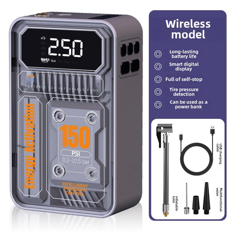 Portable Mini Wireless Digital Car Tire Pump
