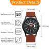 Military Watch Men Nylon Strap Waterproof Luminous Analog Display Calendar Simple Fashion Sports Watch Quartz Green Men's Fashion Accessory