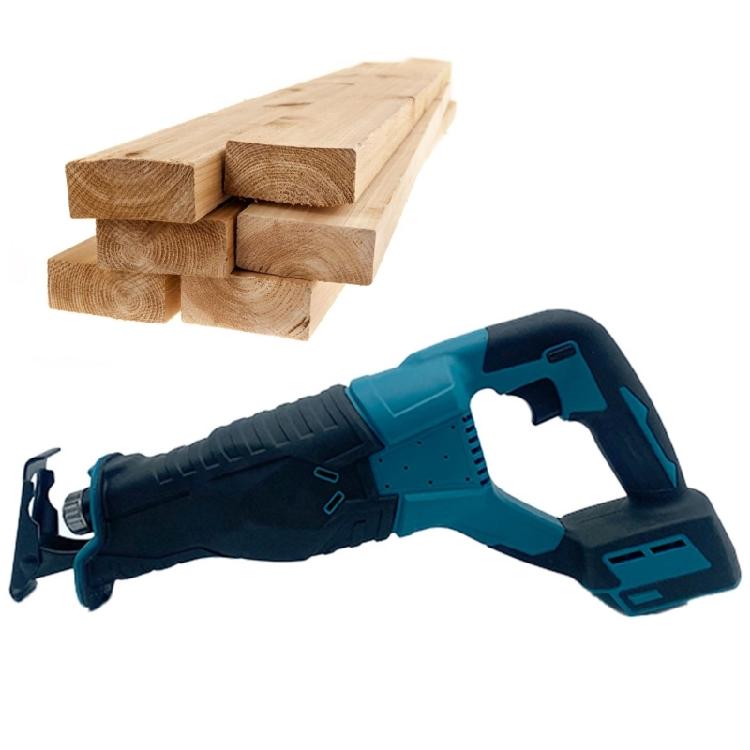 Cordless Electric Reciprocating Handsaw Wood Metal Cutting Handsaw Lithium Battery Handsaw Portable Handsaw Power Tool Adjustable Speed