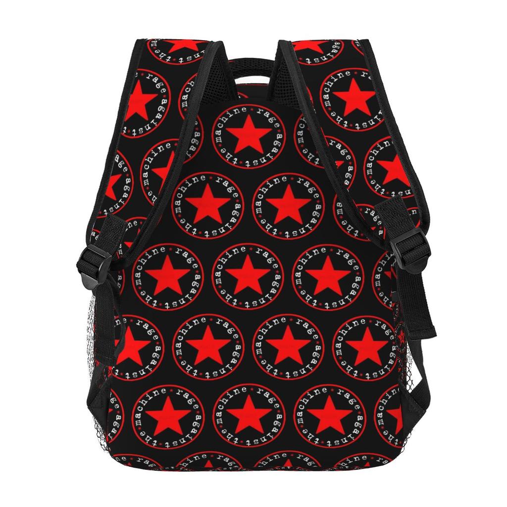 Band Rage Against The Machine Bulls On Parade Mic Backpack Student Boys Girls BookBag School Bag Shoulder Bags for Men Women