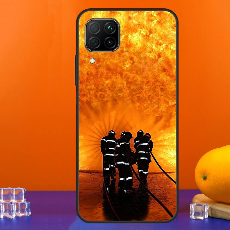 Firefighter Fire Fireman For Huawei Nova Y90 Y91 Y60 Y70 Y72 Y61 9 10 SE 12i 12s 11i 5T P60 Pro P20 P30 P40 Lite Case