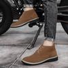 Fashion Western Boots Men Retro Suede Leather Flats Classics Men's Chelsea Boots Fashion Platform Shoes Formal Footwear