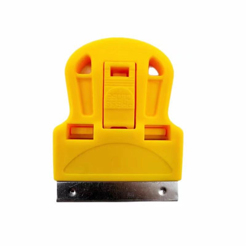 Mini Raspador de Cola de Cabeça Única para Vidro de Carro e Telas de Celular