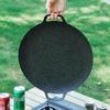 ZISIZ Portable Round Camping Grill & Frying Pan