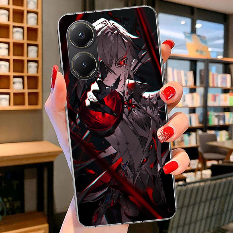 Arlecchino Genshin Impact Phone Case For Xiaomi Poco F7 Ultra X7 X6 X5 Pro M7 Redmi 15C 15 13C 13 12C 12 10C 10 9A 9C 9T 9 Shell