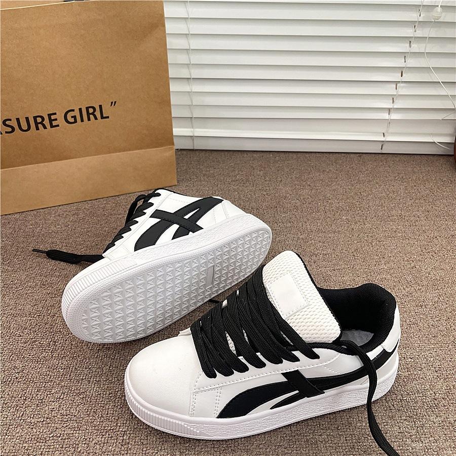 

Platform white shoes women s shoes new spring and summer versatile height increase leisure sports muffin board shoes 35 білий