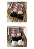 Sexy Seamless Women's Underwear: Half Cup, Supportive, Thin Upper, Thick Lower, With Steel Ring.