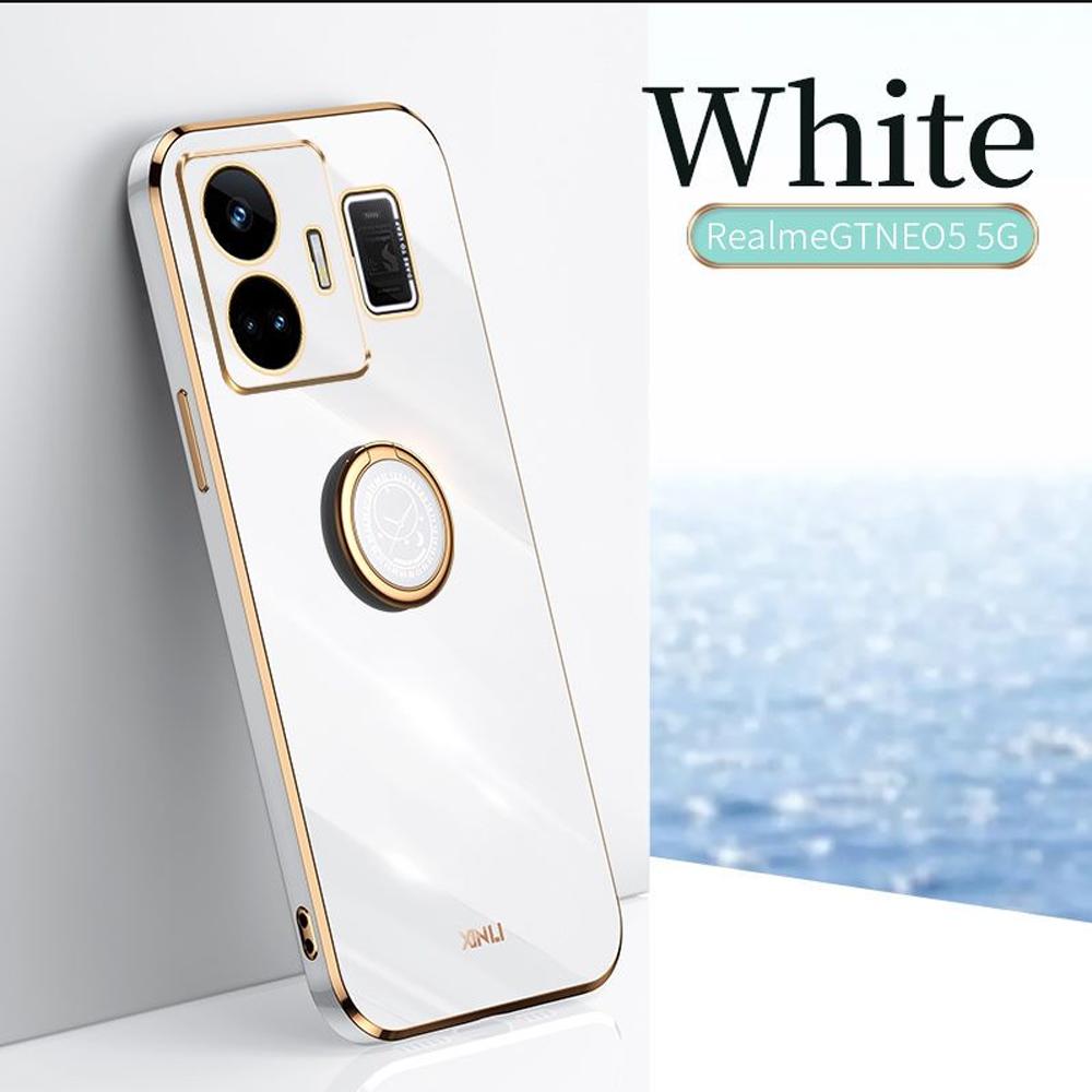 Pentru Husa Realme GT3 Husa Telefon Realme GT Neo 5 GT Neo5 240W Husă Spate RMX3708 RMX3706 RMX3709 Suport inel de lux cu placare pătrată