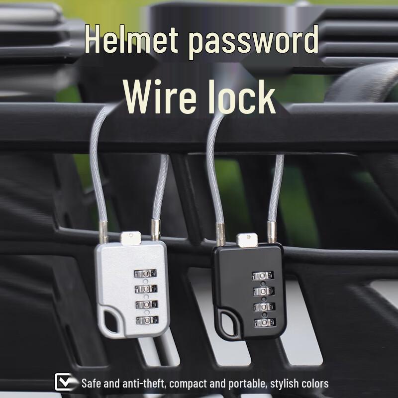 AUBURN Waterproof Steel Cable Combination Lock