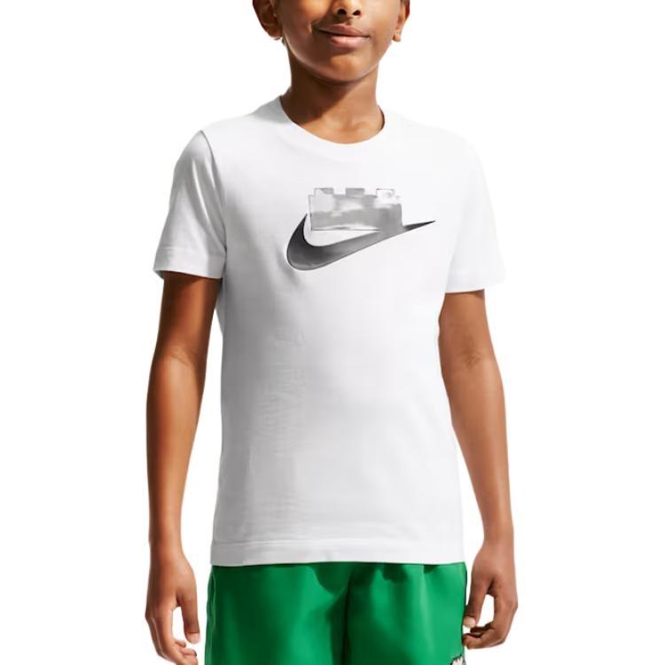 (GS) Nike x LEGO Collection T-Shirt  White  Kids  IO1960-100 L