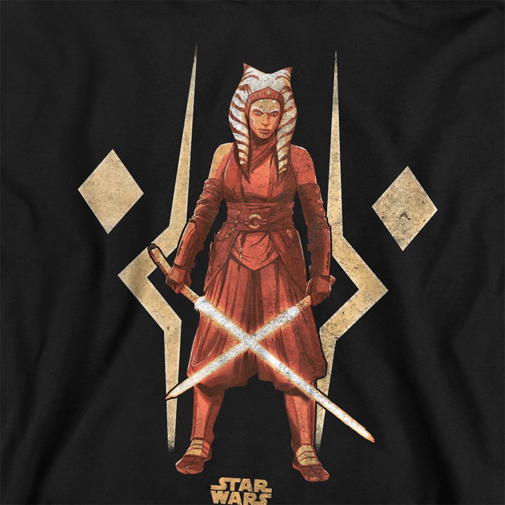 Star Wars: Ahsoka Childrens/Kids The Warrior Heather Pullover Hoodie