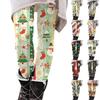 Women's Christmas Printed Stretch Leggings Casual Pants