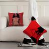 Red A-AaliyahS Album Pillow Case For Sofa Bedside Table Bedroom Backrest Living Office Cushion Printed Square Multiple