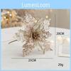 Beautifully Crafted Faux Flower Christmas Decoration In Luxurious Stylish Designs For Holidays
