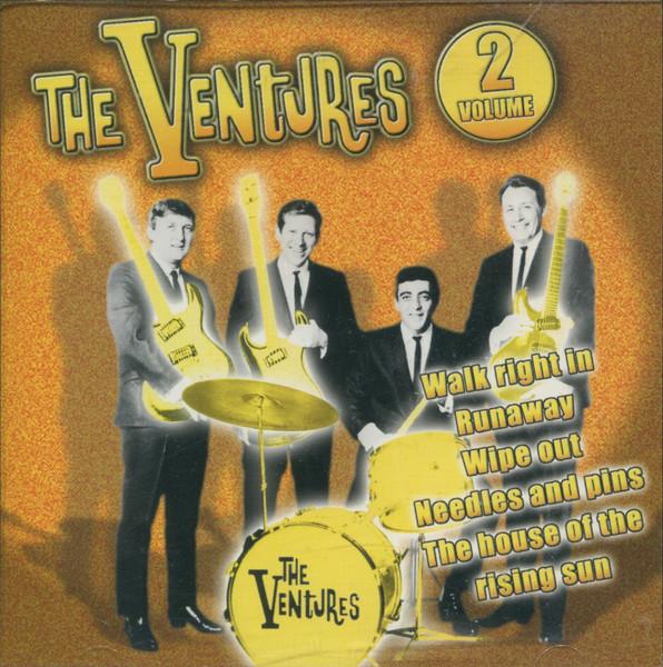 

CD VENTURES - Ventures VOL. 2 original NCD649072,MA812 Disky Japan ObiRock Used