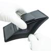 Inden Bifold Billfold Black with Black Gourd [Inden-ya] Wallet, Z, Thin, Deerskin, Lacquer, Pattern, 2013-01-007