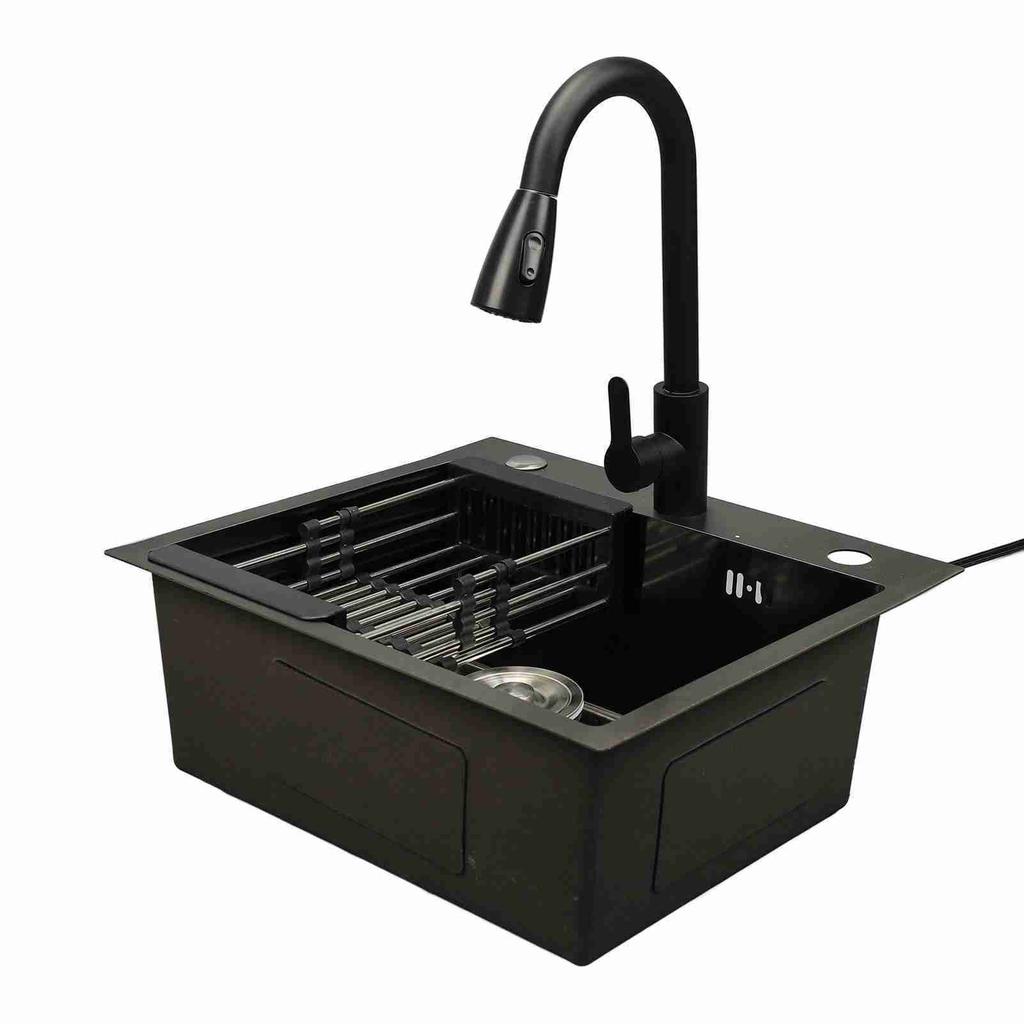 Drop In Kitchen Sink Stainless Steel Kitchen Sink Undermount Kitchen Workstation with Faucet for Washbasin Dishwasher
