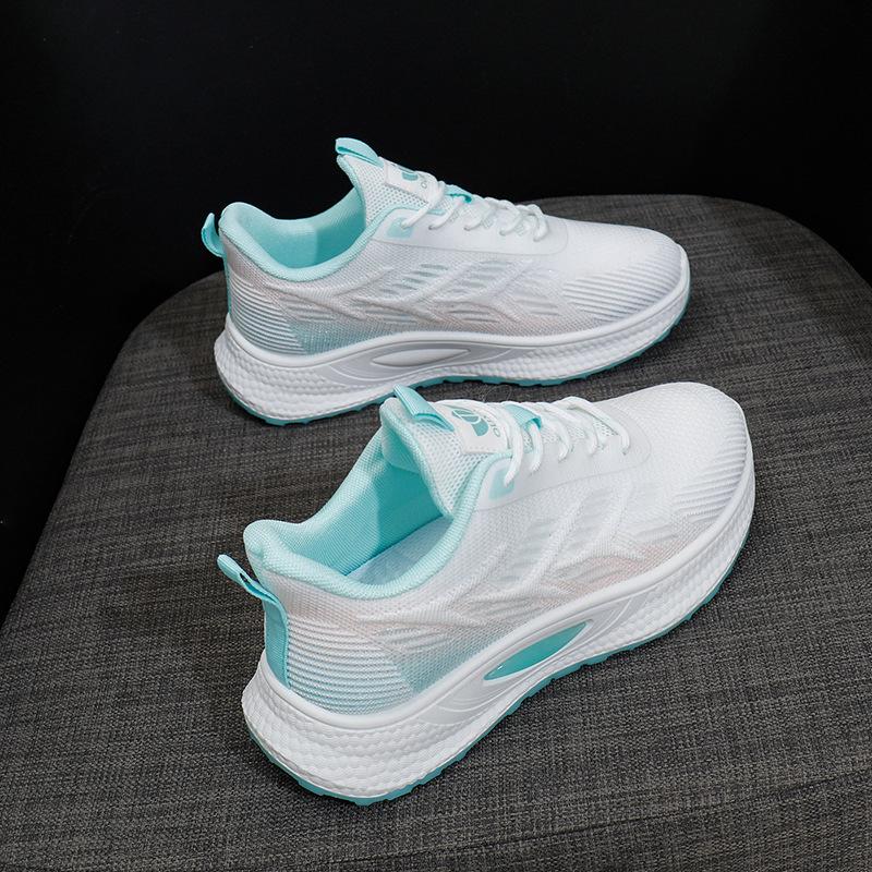 2025 Summer New Lightweight and Versatile Breathable Fly-woven Women's Shoes Ins Trendy Women's Casual Shoes Student Running Sports Shoes