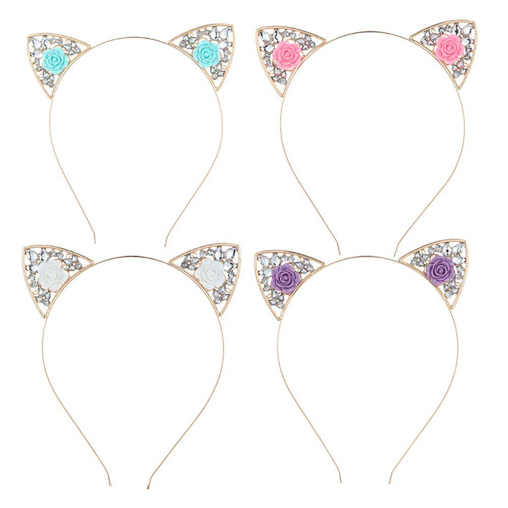 

Female Headwear Girls Women Headband Hair Accessories Cat Ear Hair Hoop Korean Style Headband