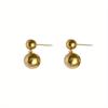 Fashionable Niche High-end Earrings, Cool Style Earrings, Women's Summer 2025 New Small Ball Personalized Earrings.
