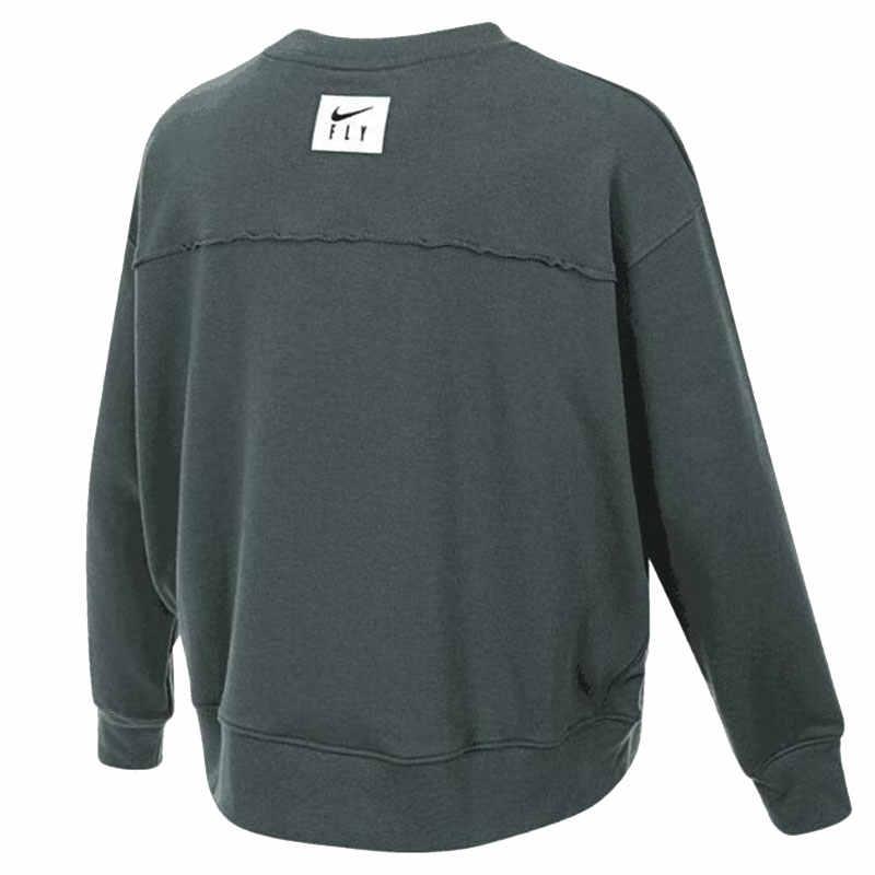 Nike Sports Lifestyle Collection FW24 Minimalist Versatile Warm Crewneck Casual Sweatshirt Women Sweatshirt Green FQ6036-338