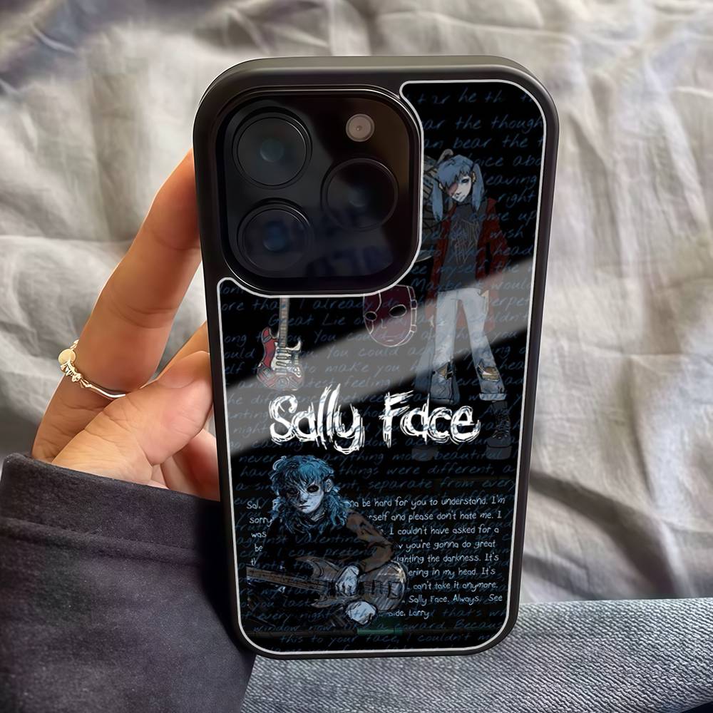 Fashion S-Sally Face Thriller Game Phone Case Hard Plastic Phone Case For Iphone 17 Air 16 15 14 13 12 11 Pro Max PC TPU