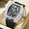 Kingston Transparent Watch Men's Fashion Watch Hollow Quartz Watch Men's Watch
