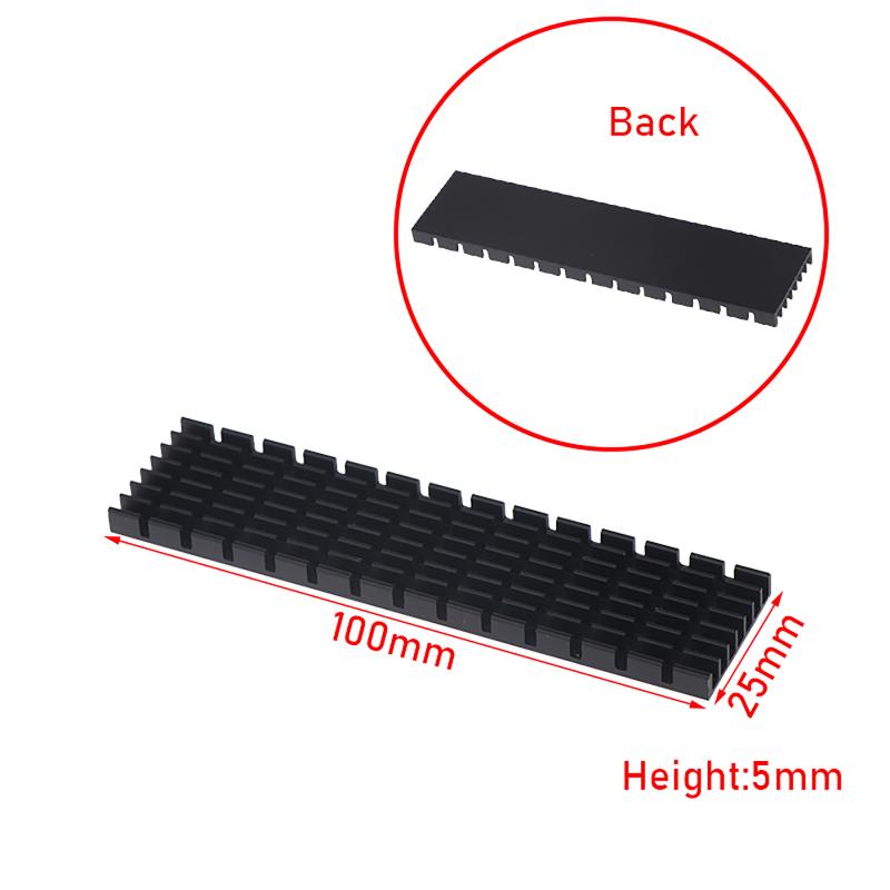 Aluminum Heatsink Eco-Friendly Heat Sink with Thermal Conductive Tape for RAM SSD LED Home Electronics Repair