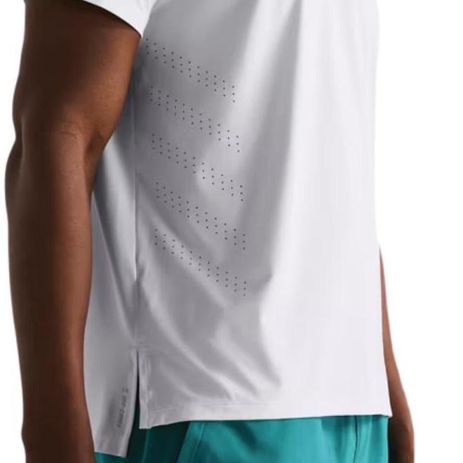 Under Armour Solid Logo Crew Neck Casual Short Sleeve T-Shirt Men Tops White 1382648-100