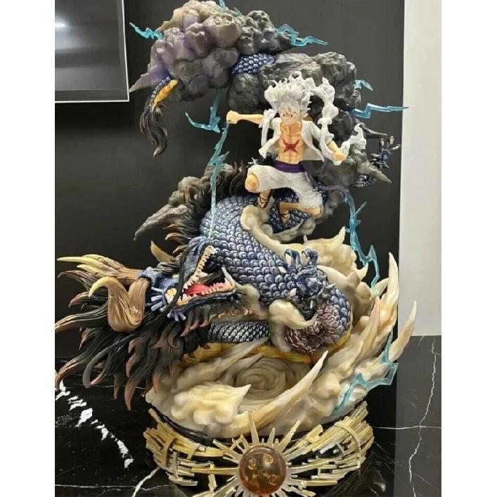 

One Piece Anime Gear 5 Луффи против Кайдо Фигурка Коллекция игрушек Статуя Подарки