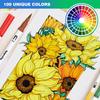12-120 Farben Marker Set Doppelspitze Pinselstift Feine Spitze Malen Aquarell Kunst Marker Stifte für Manga Kunst Zeichenzubehör