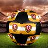 SIZE 5 Dynamo Dresden Soccer Ball Colorful All Ages Machine Stitched PVC Competition Ready Durable High-Bounce