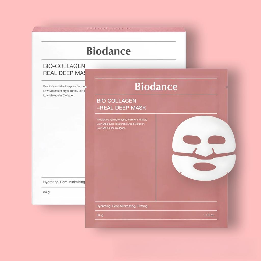 Kolagenová hloubkově hydratační maska s kyselinou hyaluronovou pro všechny typy pleti