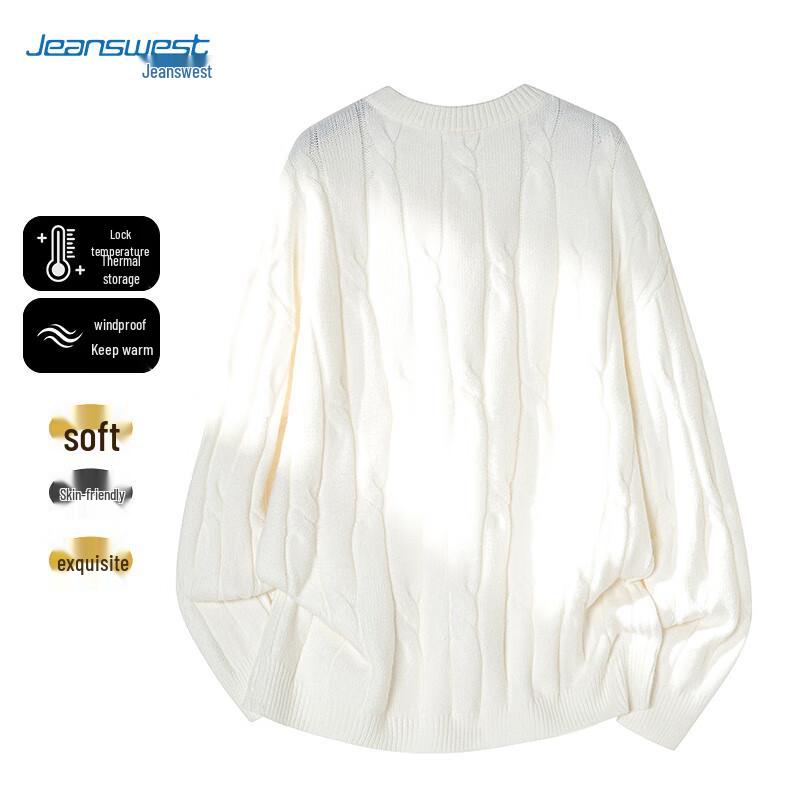 Jeanswest Men's Loose Fit Warm Knit Sweater