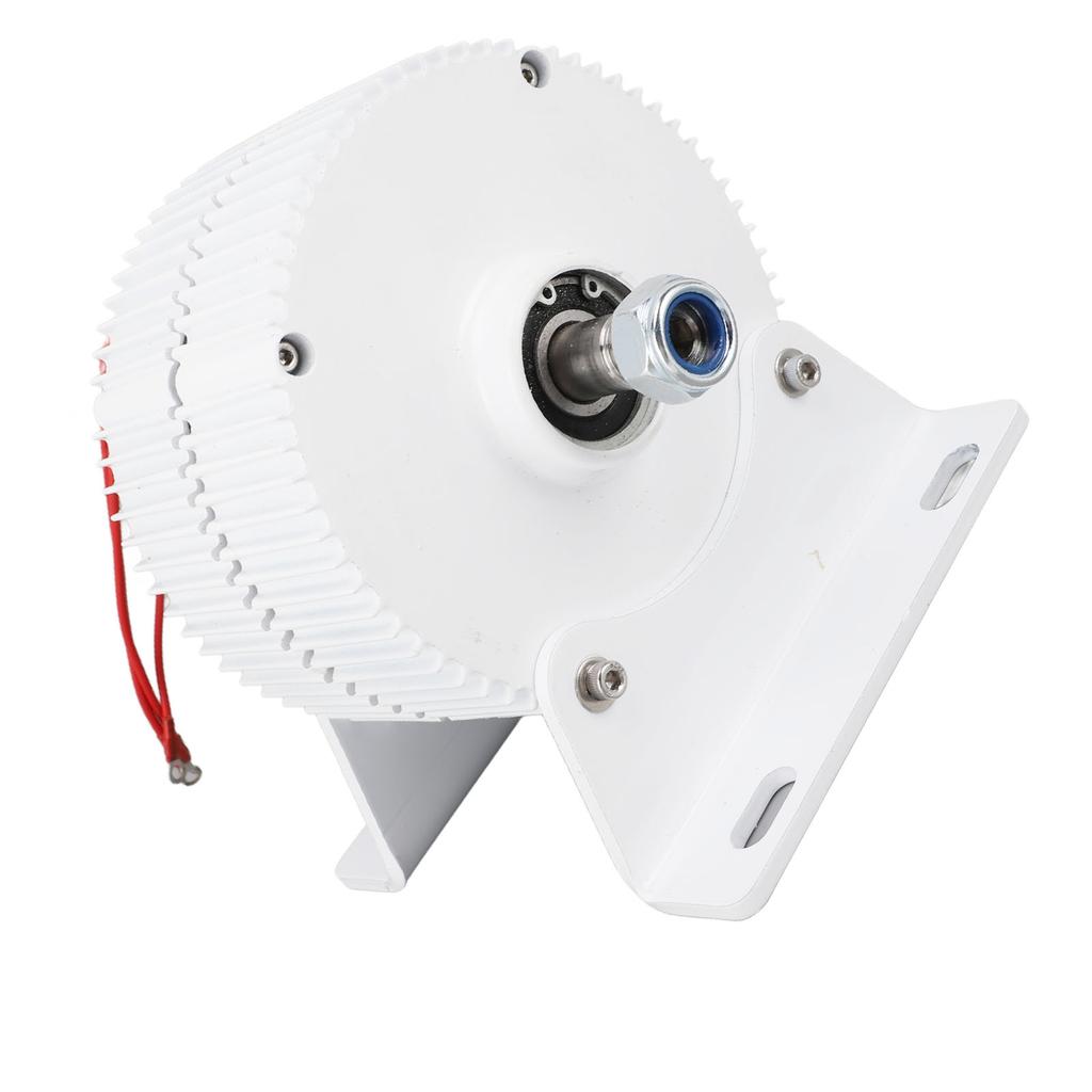 Alternator cu magnet permanent 48V 3 faze AC Generator sincron eolian 2 axe zimțat cu bază