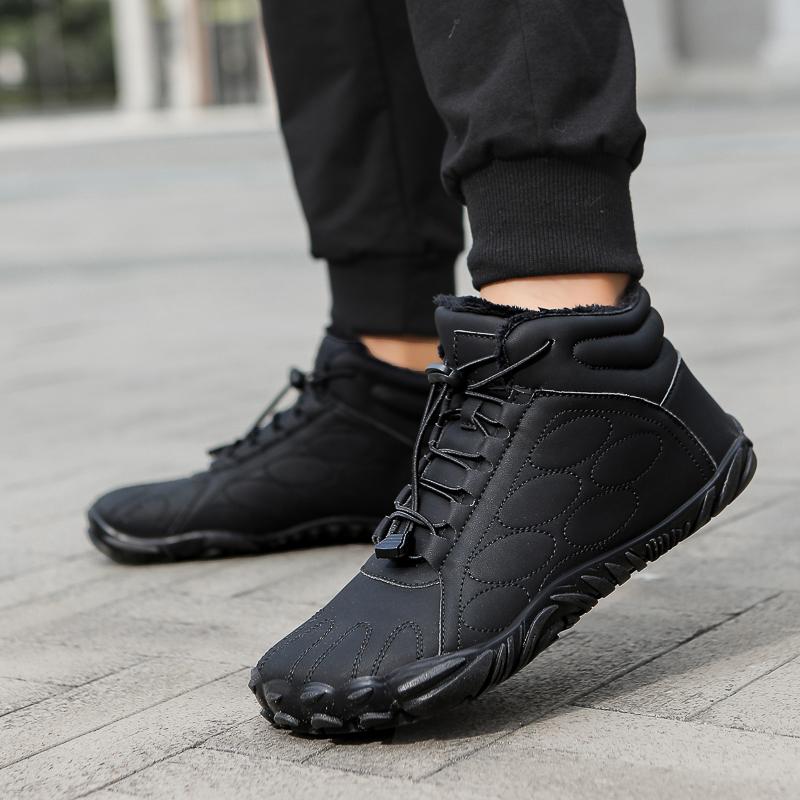 Plysch Vandring Snöstövlar Dam Ankelstövlar Herr Varma Bomullsskor Halkfria Utomhus Trekking Camping Sneakers