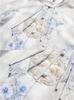 2026 Summer Chinese Style Mid-Sleeve Plus Size Blouse for Middle-Aged & Elderly Women