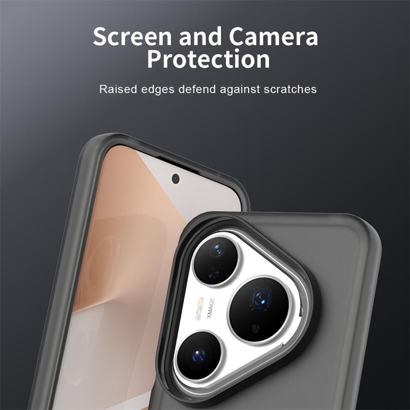 Sturzsichere Candy-Color-Hülle für Huawei Pura 80 Pro Matte Transparente Hülle Huawei Pura 80 Pro+ Hülle für Huawei Pura 80 Pro Hülle