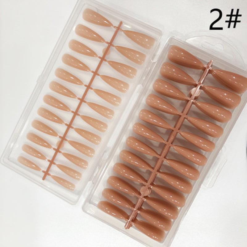 Jelly & Nude Wearable Nail Tips - 240 Pcs In Box: Ice Transparent & Colorful False Nails