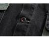 2025 Men's Plus Size Casual Denim Jacket: Trendy Patchwork, Loose Fit