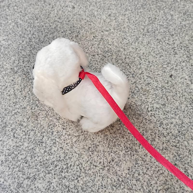 Robotic Dog, Simulation of a Puppy Robot, Children's Dog Robot, Can Walk, Bark and Wag Its Tail, Comes with a Leash, Birthday Gift