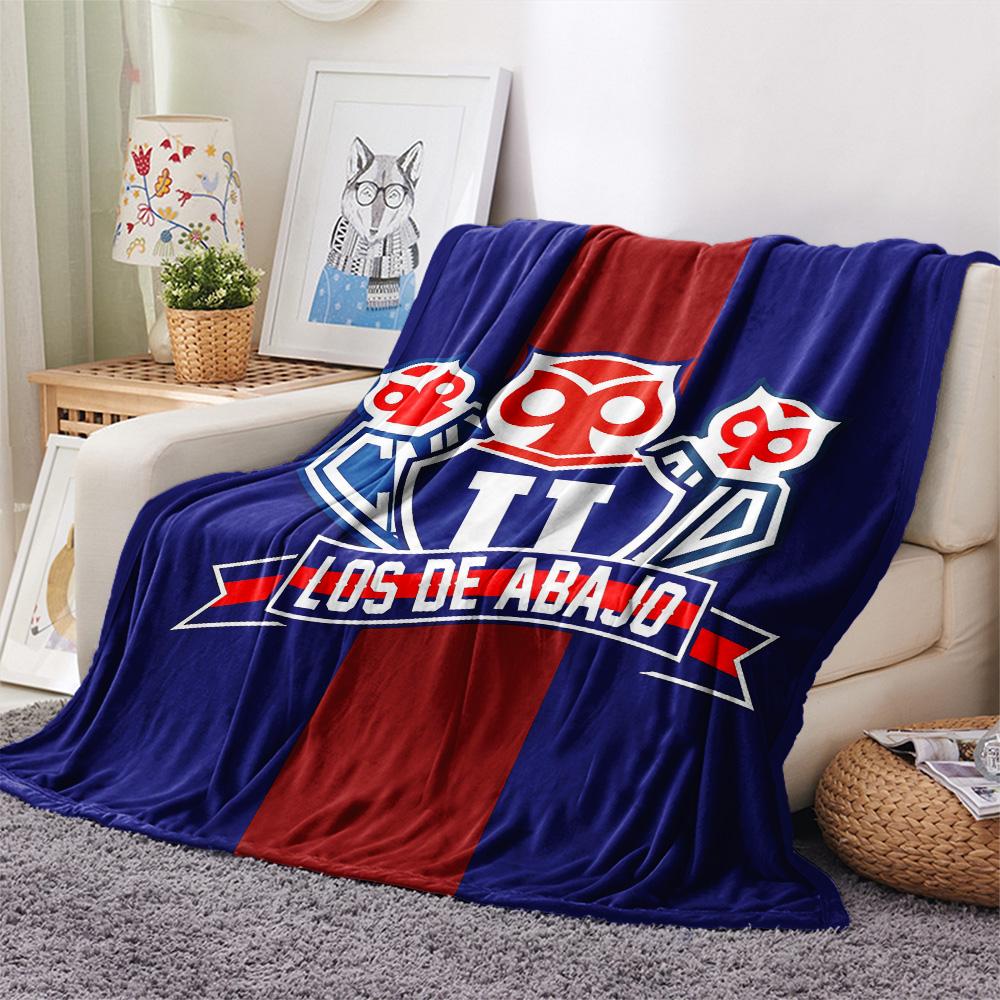 Universidad de Chile Print Flannel Blanket, High quality Comfortable for All Seasons, Home Decor, Warmth and Comfort, Perfect for Christmas Gifts