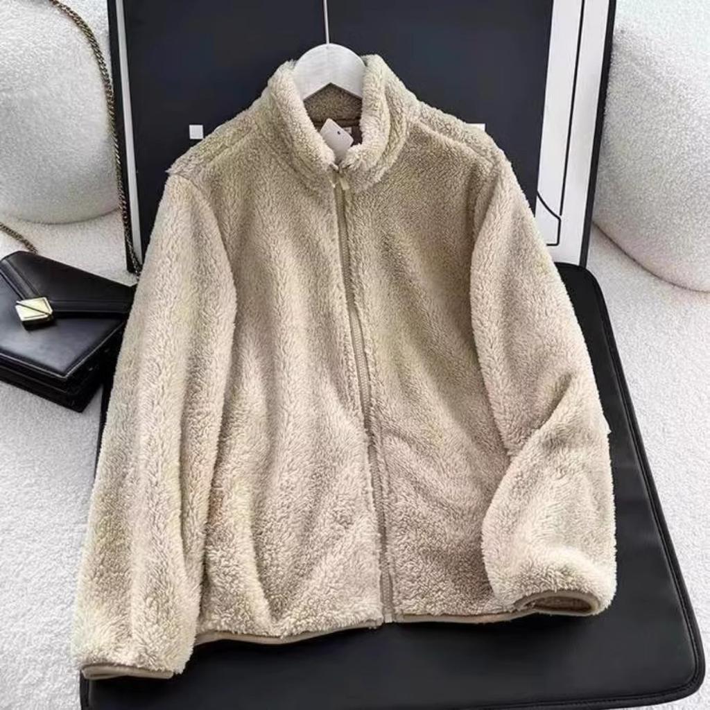 Womens Fleece Zip Up Jacket Light Fall Jackets Winter Plus Size Jackets